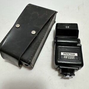 Pentax AF 220T Shoe Mount Flash for Pentax SLR DSLR‎ AF Bounce GN22 (m/ISO 100)